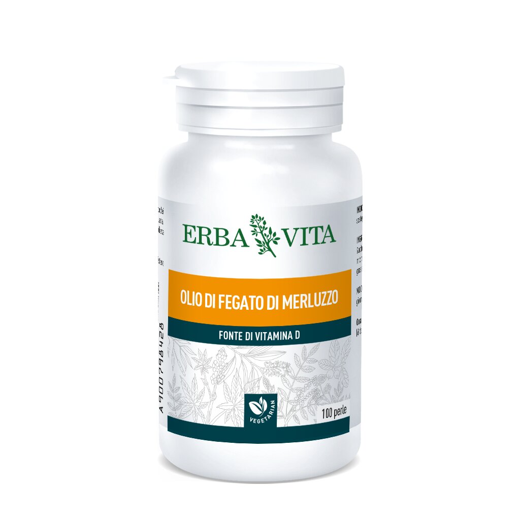 Erba Vita Olio di Fegato di Merluzzo 100 perle-2