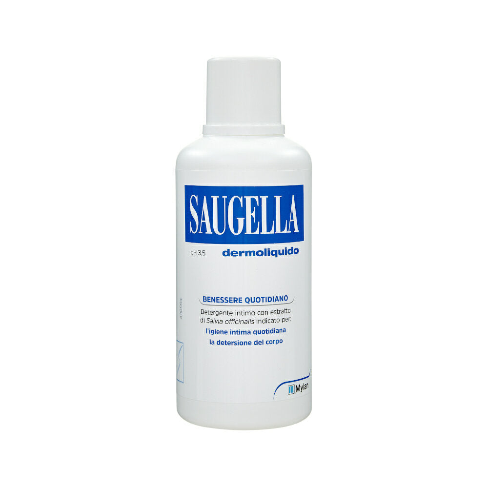 Saugella Dermoliquido pH 3,5 detergente intimo età fertile 500ml-1