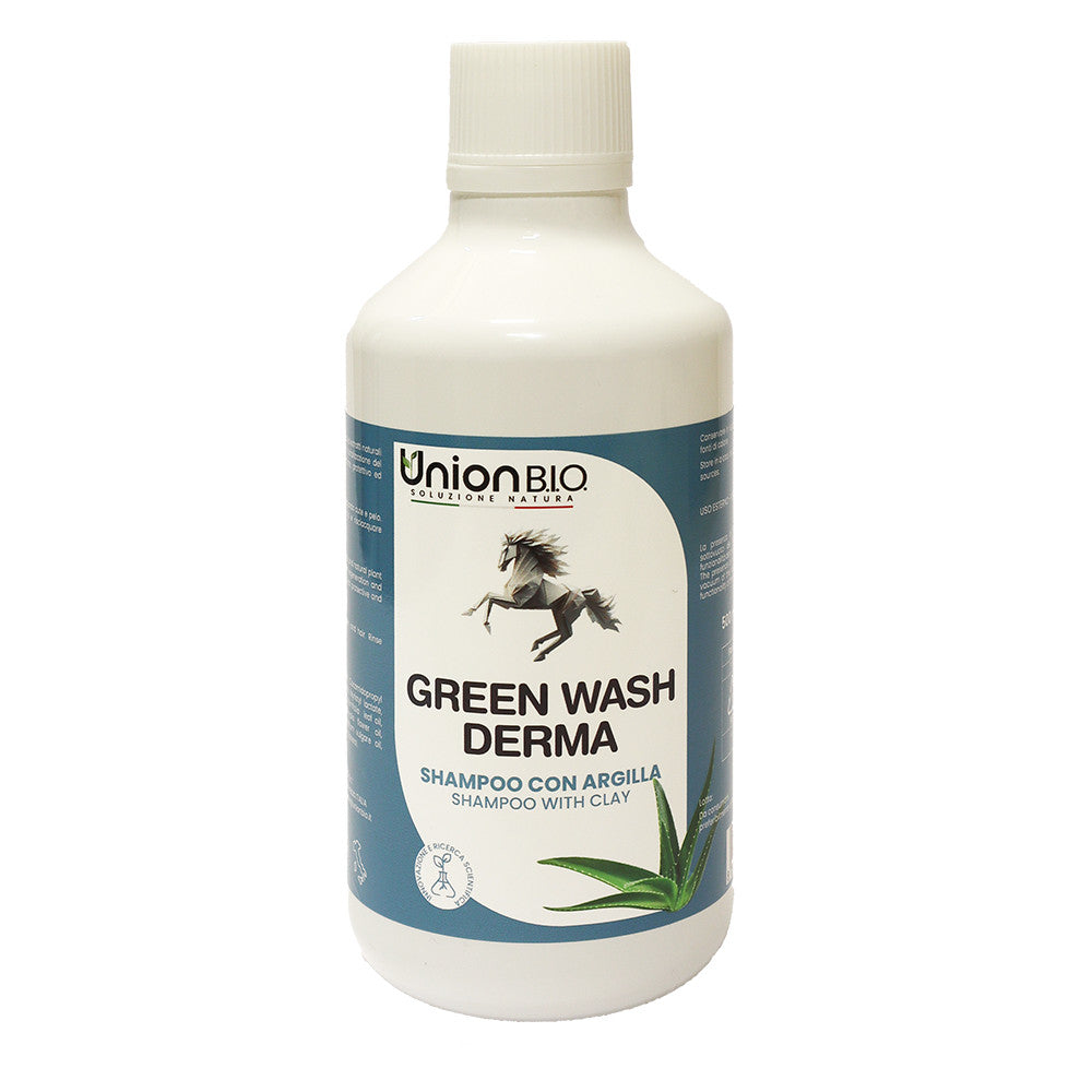 Union Bio Green Wash Derma Shampoo Per Cavalli 500ml-2
