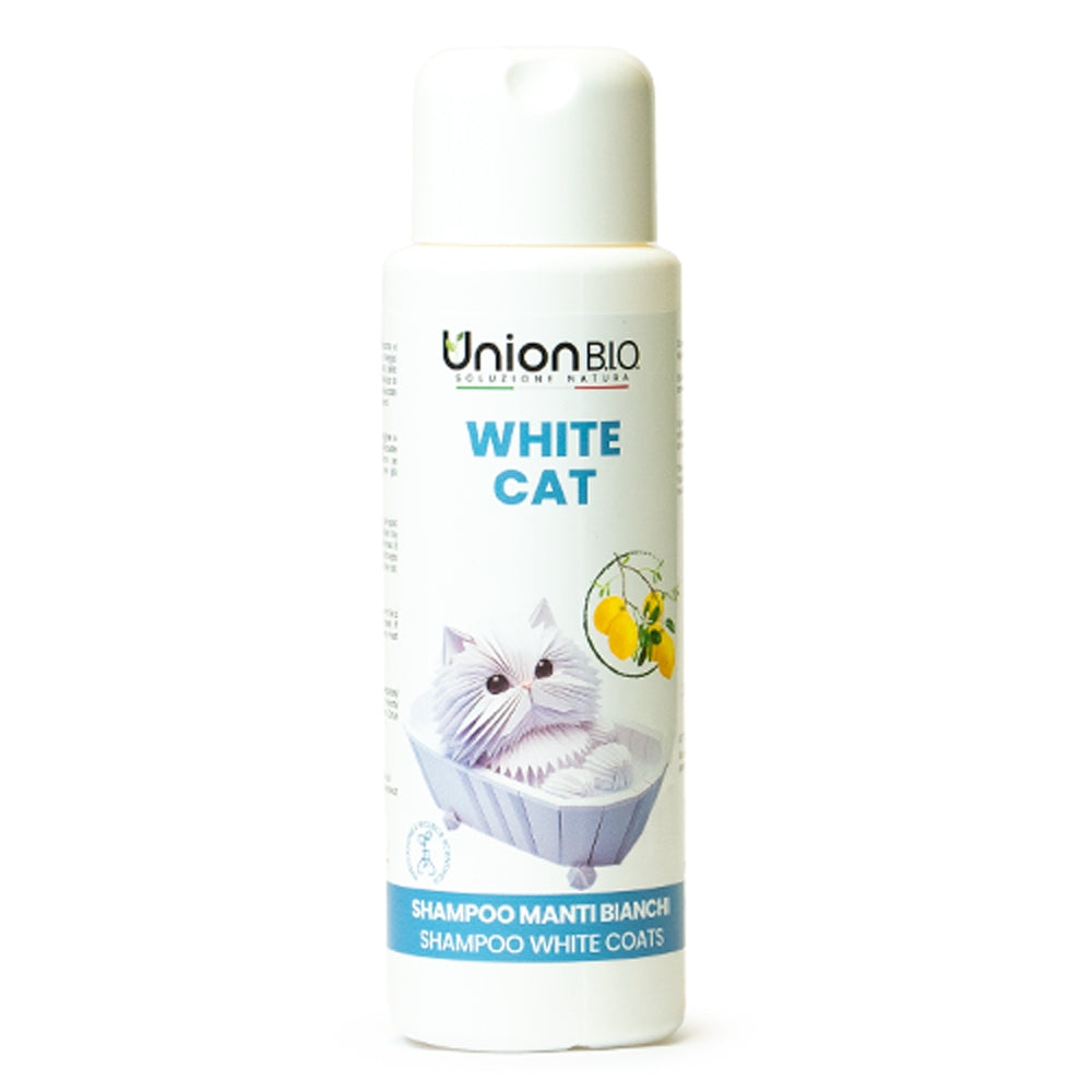 Union Bio Shampoo Super White Per Gatti Manti Bianchi 250ml-2