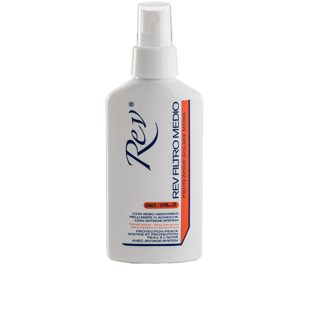 Rev Filtro Medio Spray protezione solare leggera 125ml-2