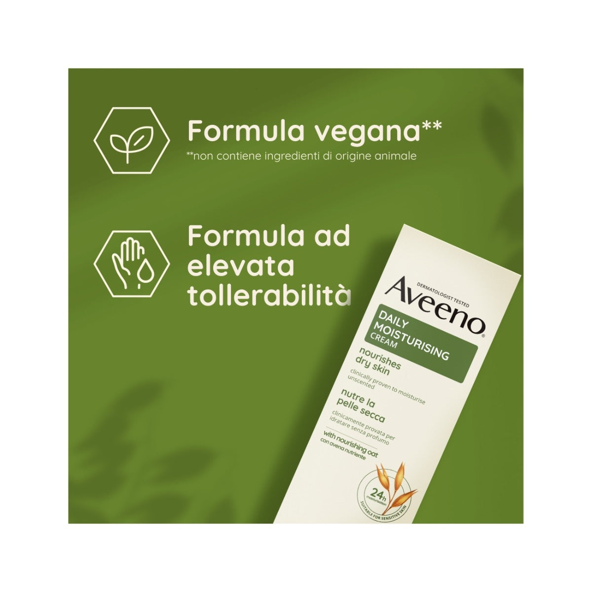 Aveeno Crema Idratante Viso e Corpo Daily Moisturising da Pelli Normali a Secche 100ml-5