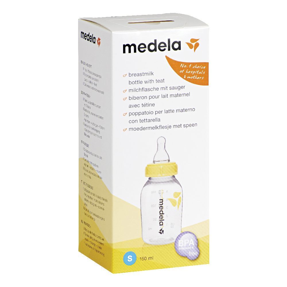 Medela poppatoio per latte materno con tettarella 150ml