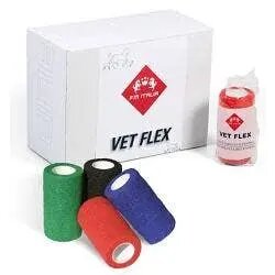 FM Italia Benda Vet-Flex Giallo Per Cavalli 10cm-1