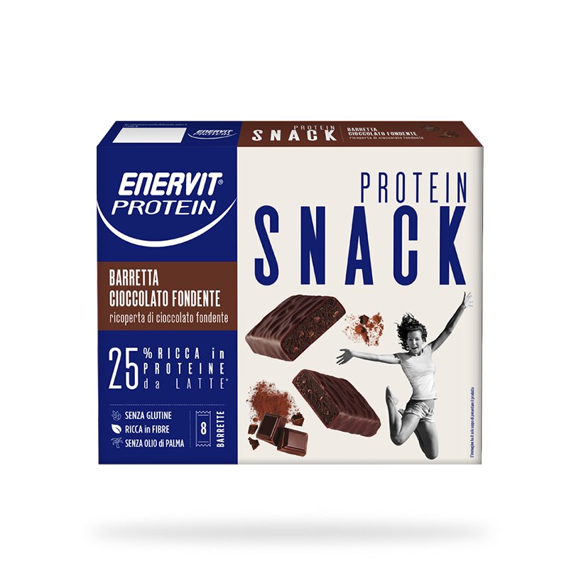 Enervit Protein Snack Cioccolato Fondente 8 Barrette-1