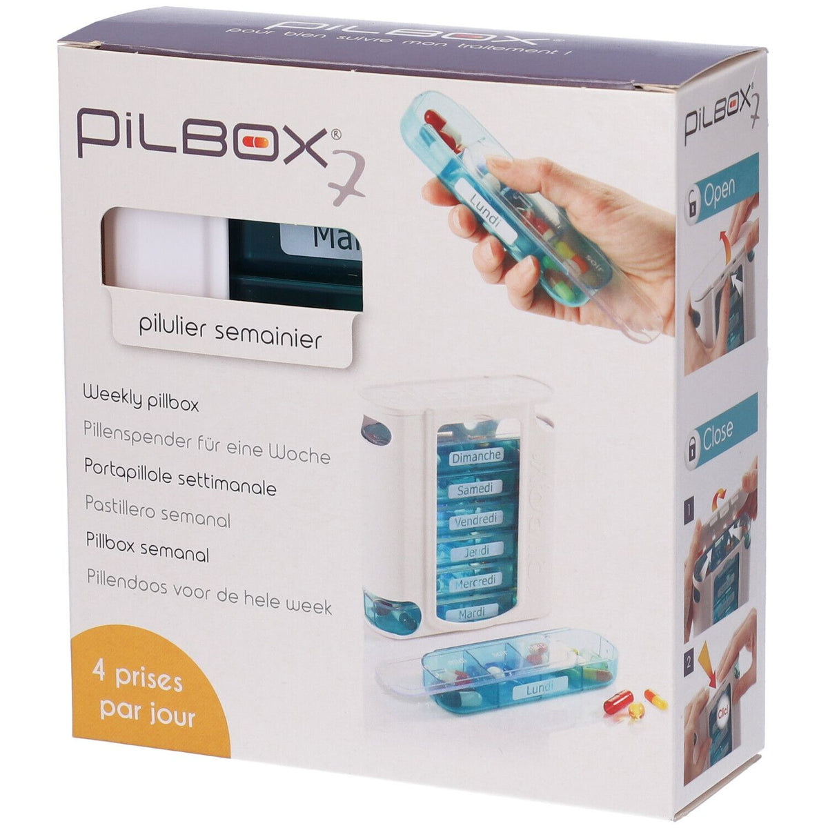 Pilbox 7 Portapillole Settimanale