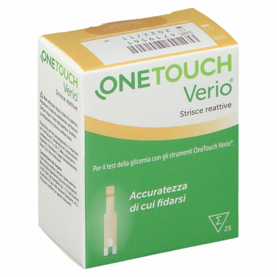 OneTouch Verio glicemia 25 strisce reattive-3