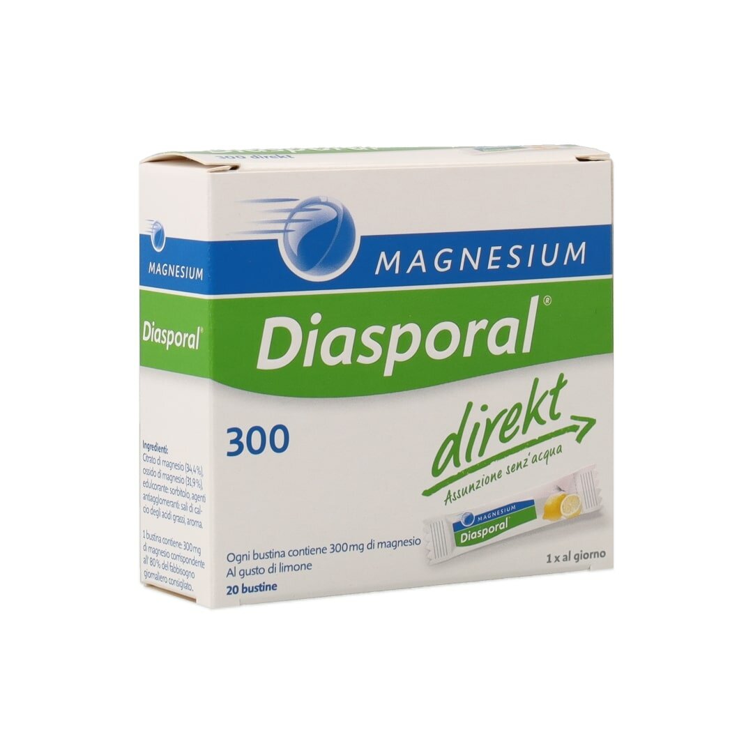 Magnesium Diasporal Limone 20 Bustine Polvere Orosolubile-2
