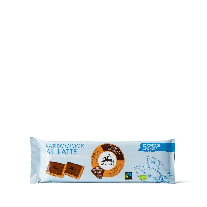 Alce Nero Farrociok Biscotto di Farro al Latte 140g-2