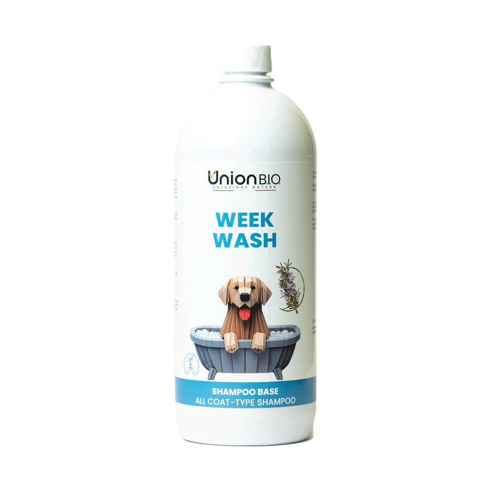 Week Wash Shampoo Base Delicato Per Cani 1 Litro-3