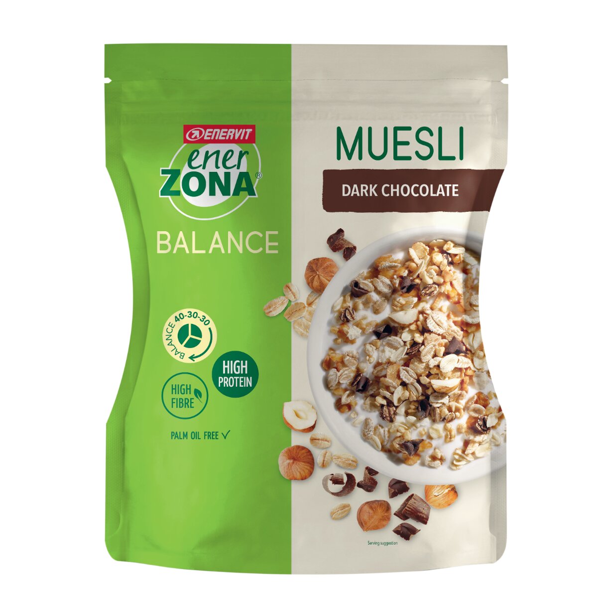 Enerzona Muesli Ricco 40-30-30 proteine in fiocchi di soia 230g-2