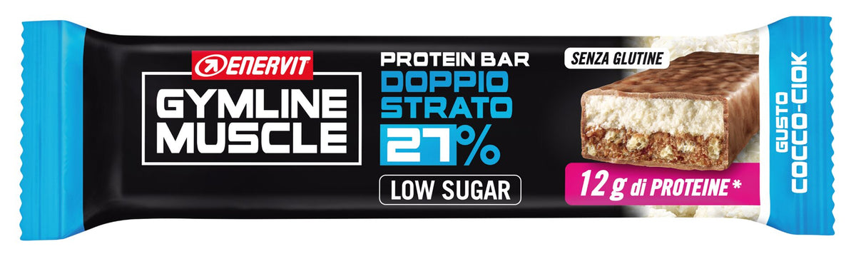 Enervit Gymline Protein Bar 27% Cocco Ciok 45g-2