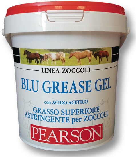 Guglielmo Pearson Blu Grease Gel Grasso Zoccoli Per Equini 3kg-1