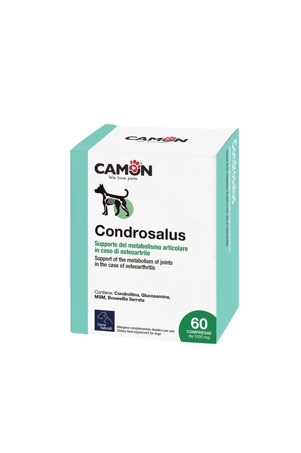 Condrosalus Orme Naturali per il benessere delle cartilagini del cane 60 compresse-2