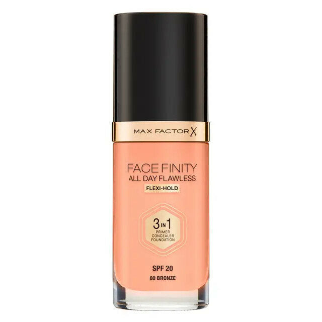 Max Factor Fondotinta Facefinity All Day Flawless 3In1 80 Bronze-1