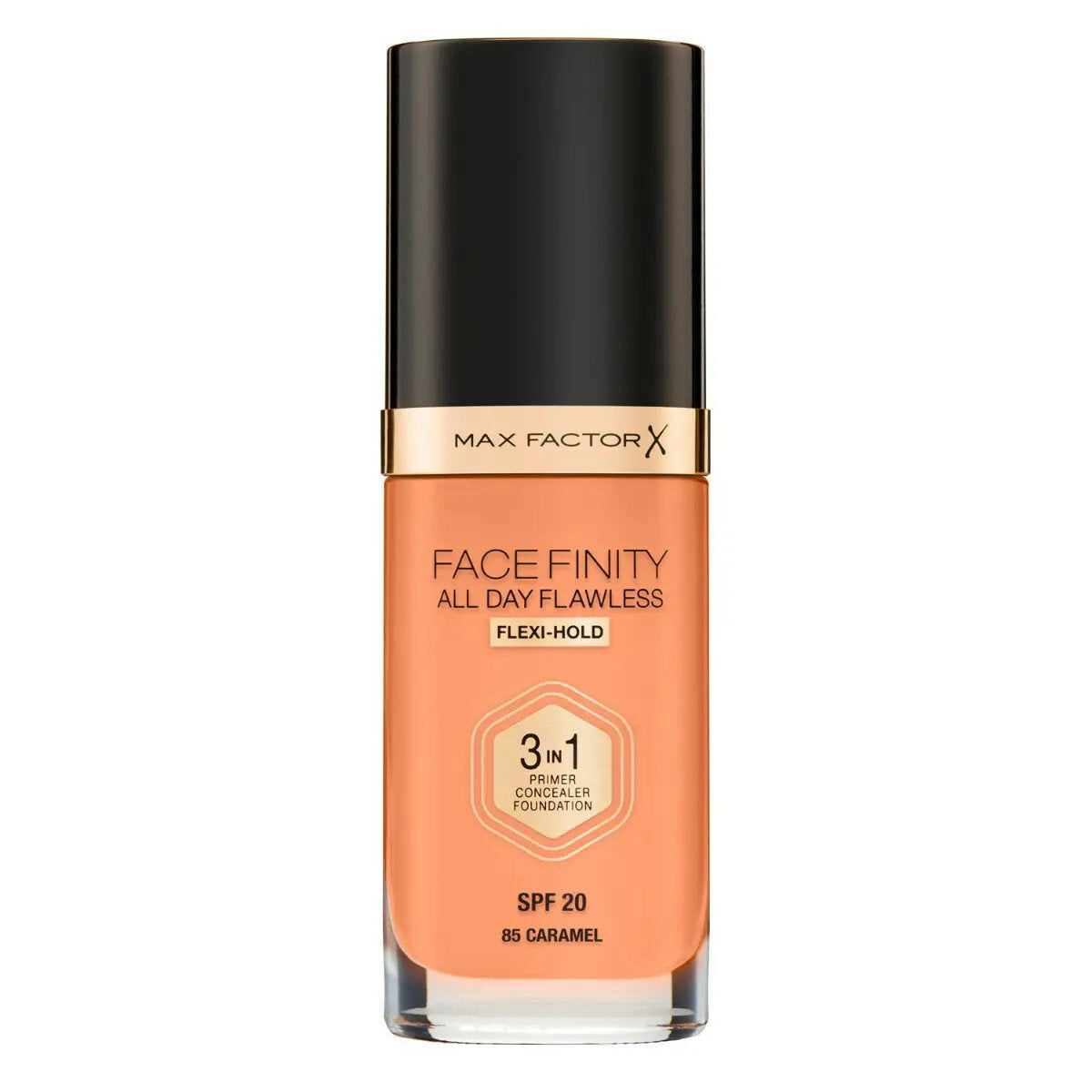 Max Factor Fondotinta Facefinity All Day Flawless 3In1 85 Caramel-1