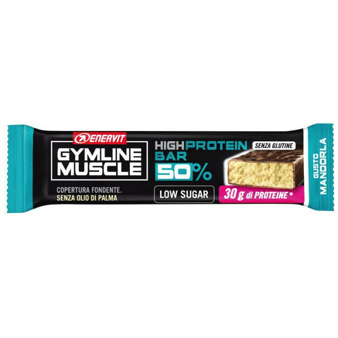 Enervit gymline barretta high protein 50%  gusto mandorla 60g-2
