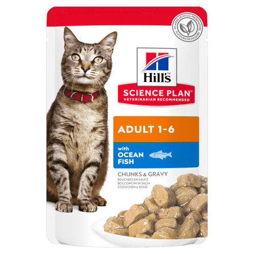 Hill's Science Plan Umido Gatto Adult Pesce Bustina 85g-2