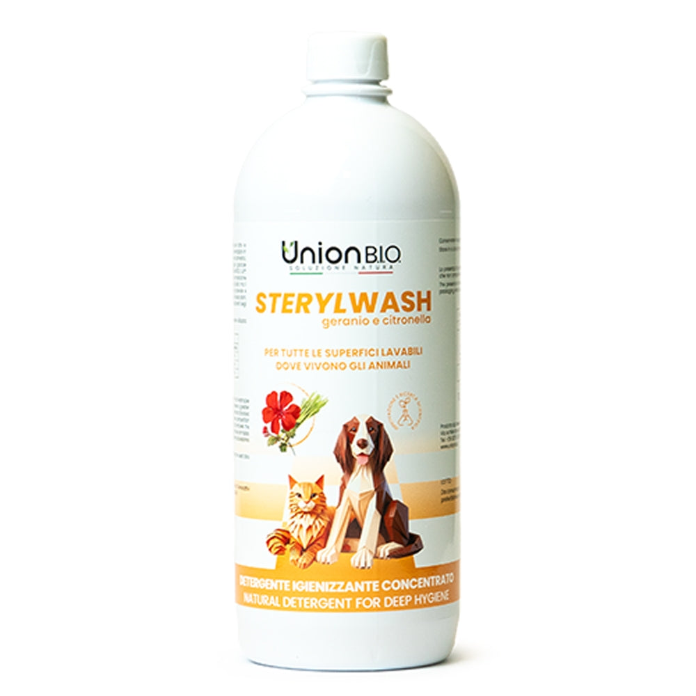 Sterylwash Detergente Igienizzante Naturale Concentrato Per Superfici Geranio/Citronella 1 Litro-2