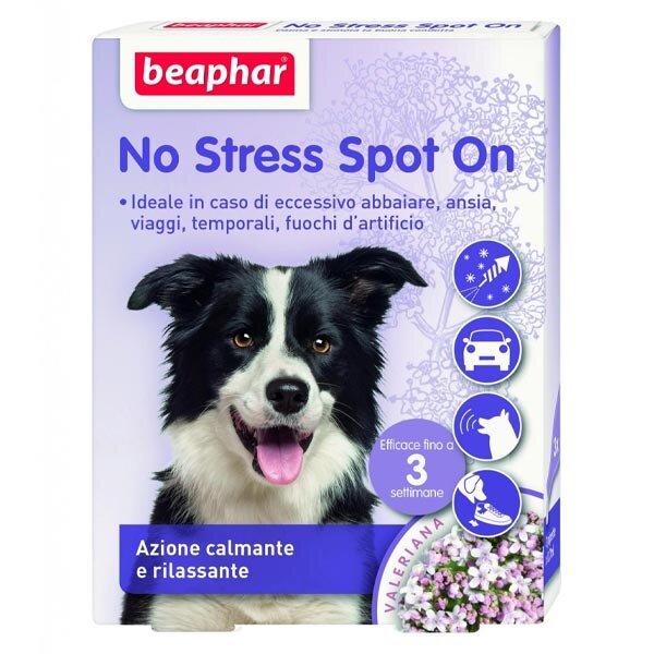 Beaphar No Stress Spot On Calmante Per Cani 3 Pipette Da 0.7ml-2