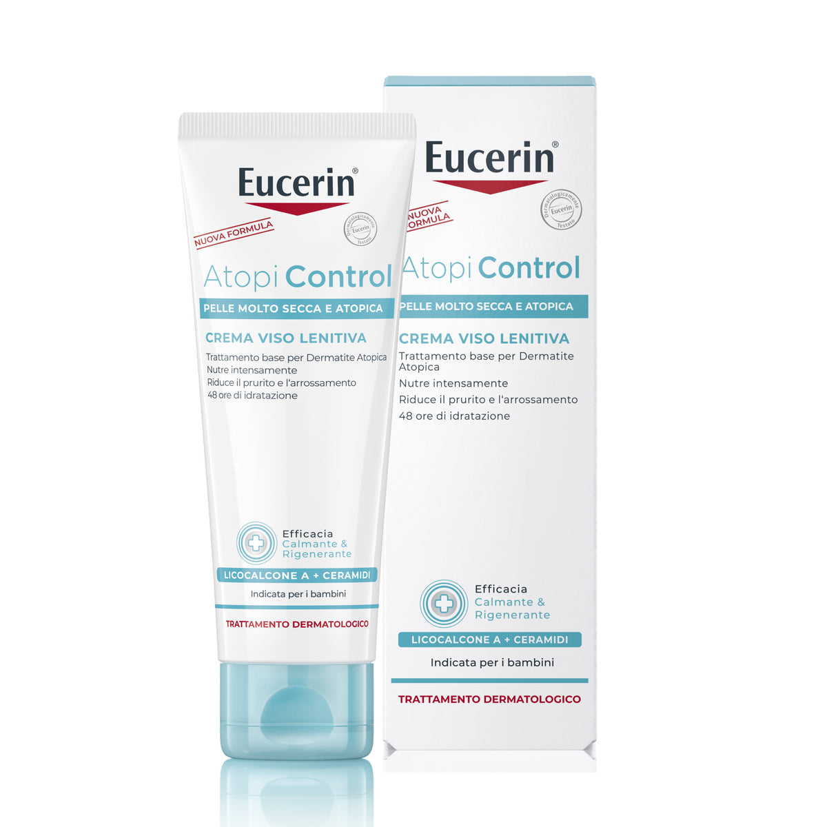 Eucerin AtopiControl Crema Viso 50ml per Pelle Sensibile-1