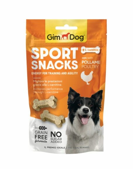 GIMDOG SPORTSNACKS POLLO 60G-1