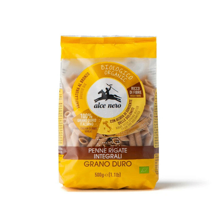 Alce Nero penne rigate integrali di grano duro biologiche 500g-2