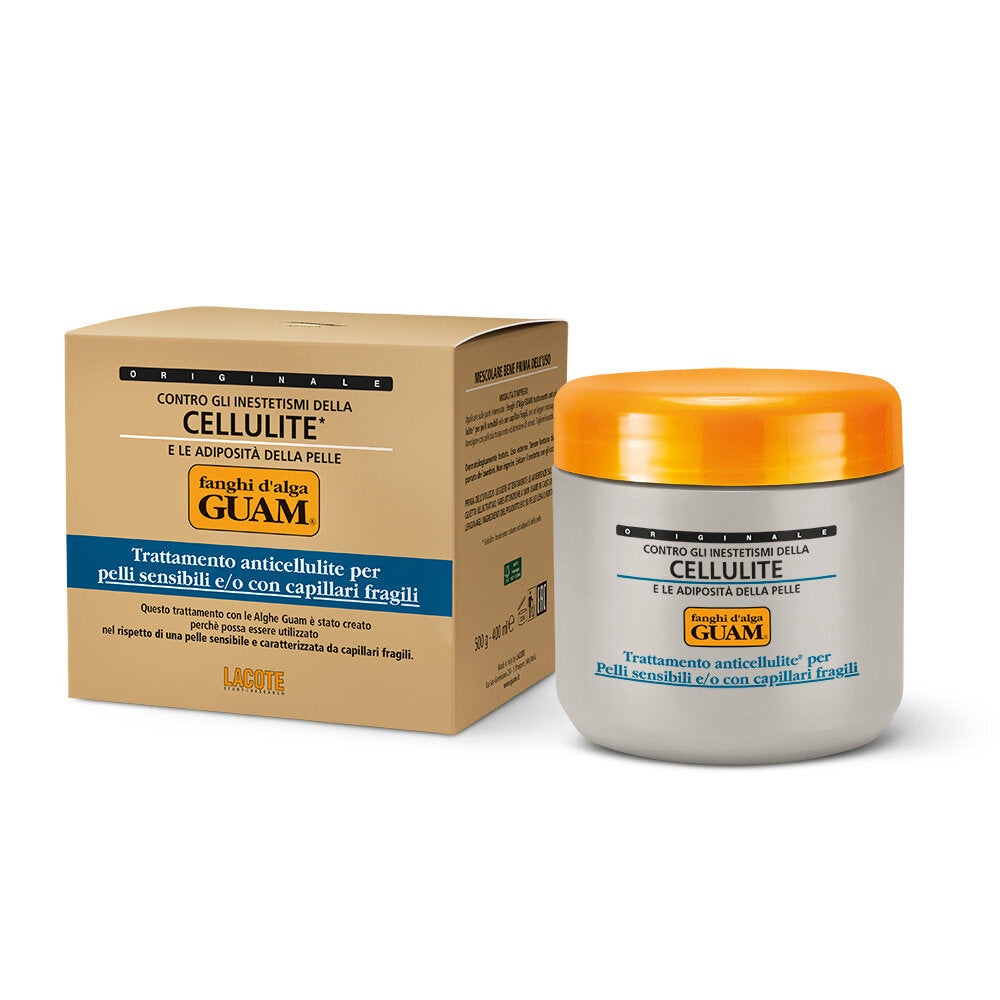 Guam fanghi d'alga trattamento anticellulite per pelli sensibili e/o capillari fragili 400ml-2