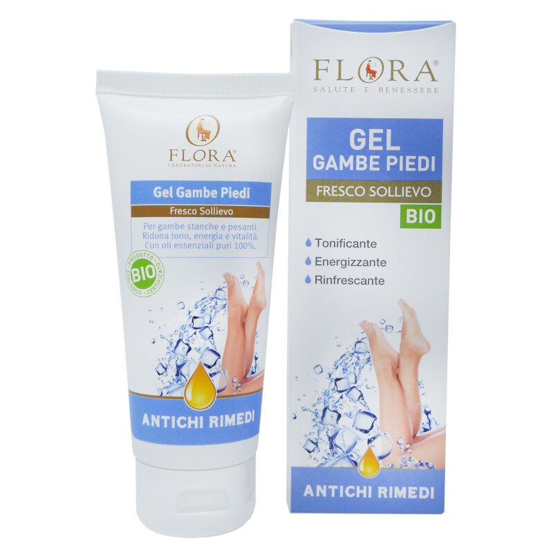 Flora Gel Gambe Piedi Fresco Sollievo 100ml-1