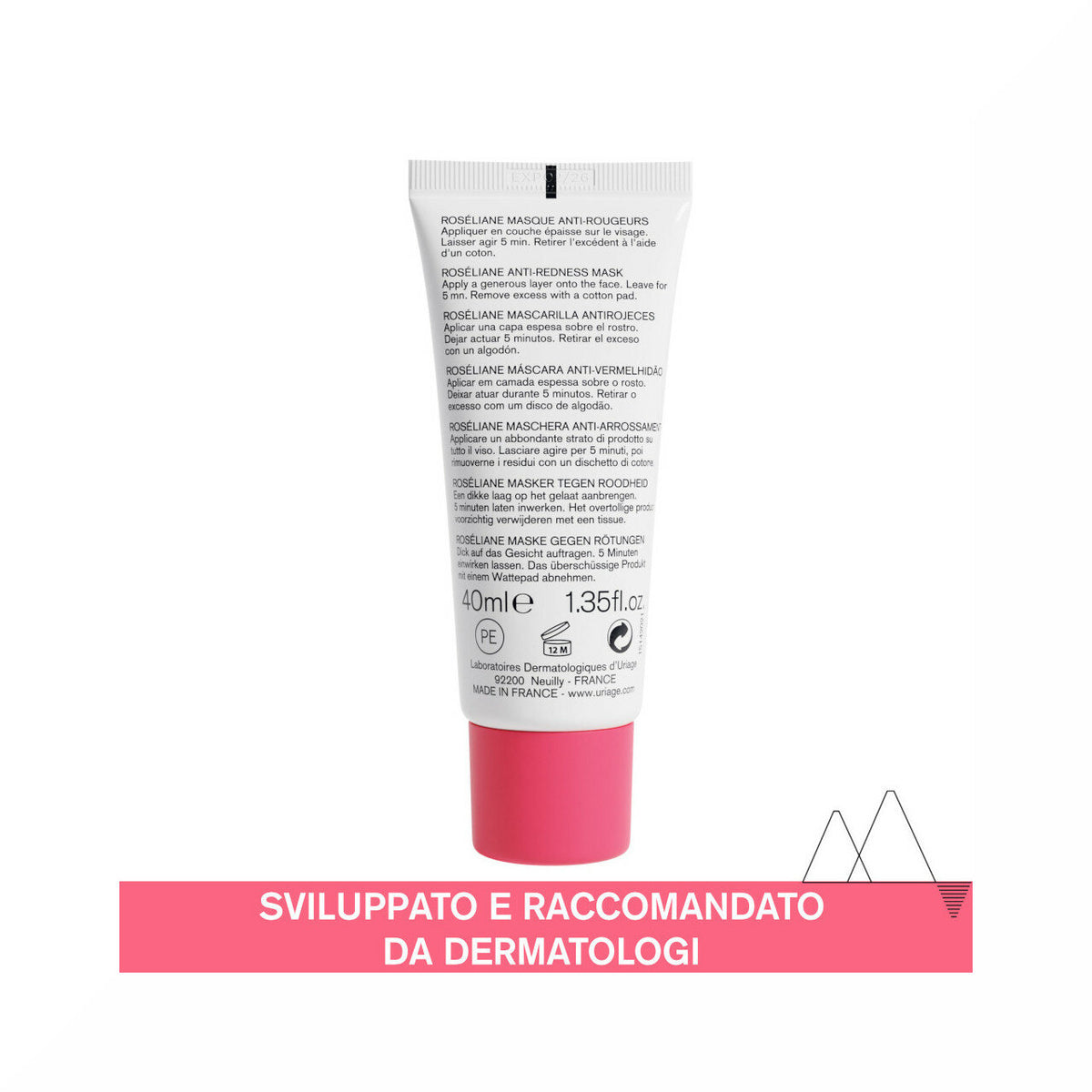 Uriage Roseliane maschera anti arrossamento 40ml-2