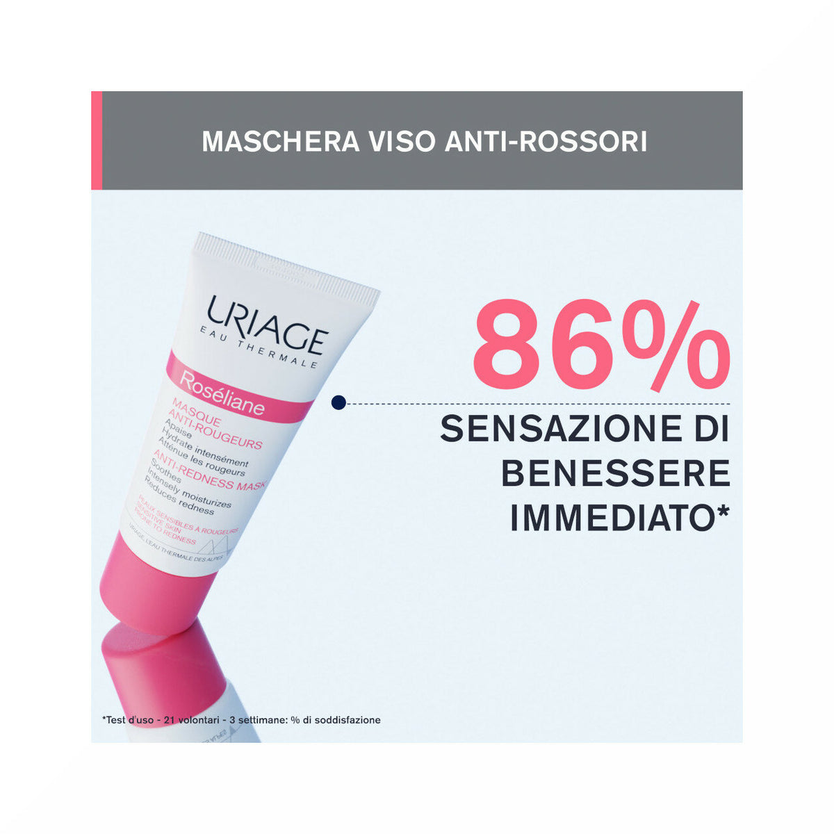 Uriage Roseliane maschera anti arrossamento 40ml-9