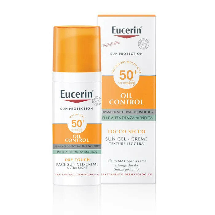 Eucerin Sun Oil Control SPF50+ Gel Crema 50ml Protezione Solare-8