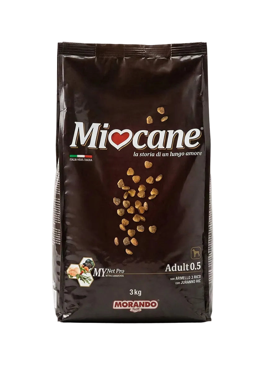 Miocane Adult 0.5 Crocchette Agnello e Riso per Cani Adulti 3 kg