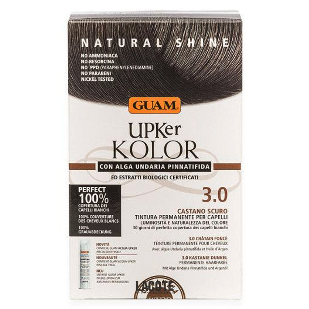 Guam Upker Kolor Tinta Capelli 3,0 Castano Scuro-2
