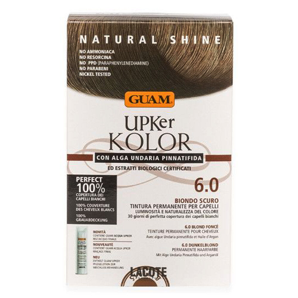 Guam Upker Kolor Tinta Capelli 6,0 Biondo Scuro Intenso-2