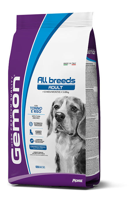 Gemon Tonno E Riso Cibo Secco Cani Adulti Taglia Media Sacco 15 Kg-2
