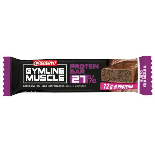 Enervit Gymline Muscle Protein Bar 27% Gianduia 45g-2
