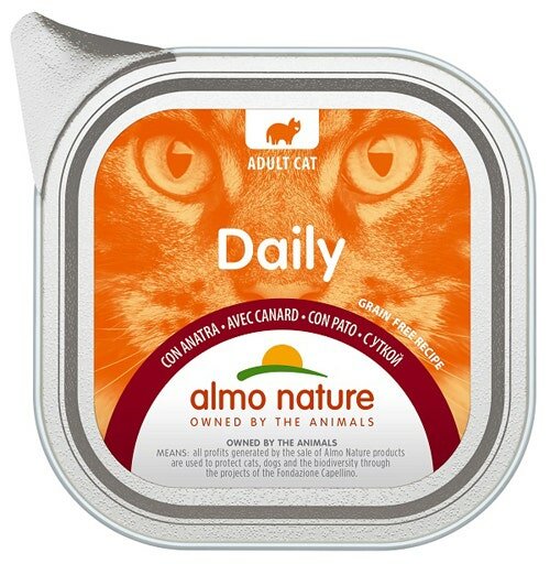 Almo Nature Daily Menu Cibo Umido Anatra Gatti Adulti Vaschetta 100g-2