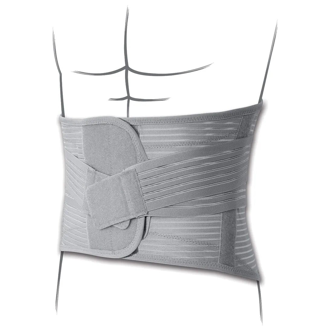 Tenortho TO1111 Grey Corsetto Millerighe Lombare Grigio taglia XL-1