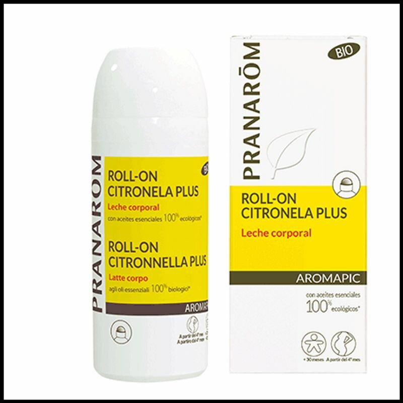 Pranarom Aromapic Bio Roll-On Citronella Plus 75ml-1