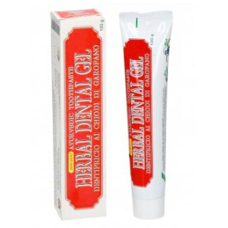Herbal Dental Gel Dentifricio Ayurvedico ai Chiodi di Garofano 100g-2