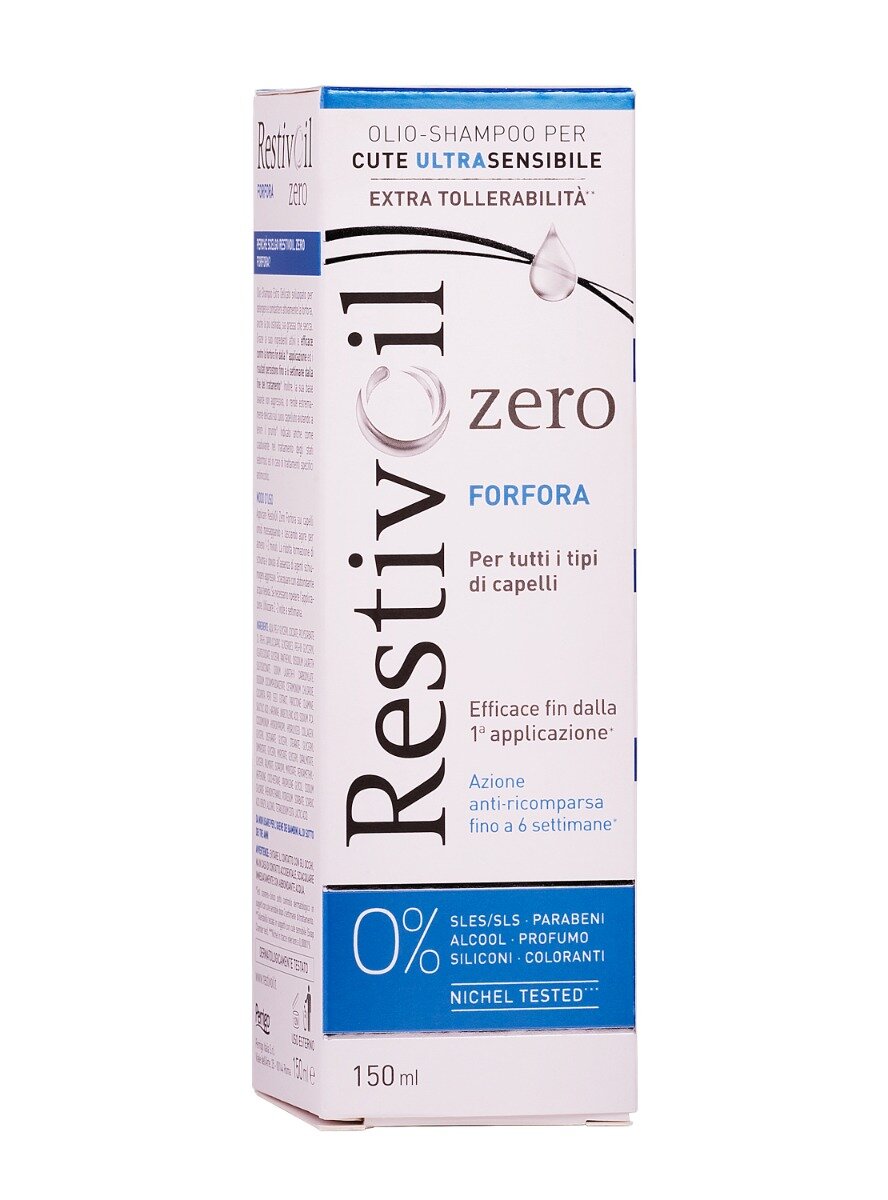 Restivoil Zero Forfora Olio-shampoo per cute sensibile 150ml-1