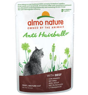 Almo Nature Anti Hairball Cibo Umido Manzo Per Gatti Adulti Bustina 70g-2