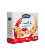 Piaceri Mediterranei CerealOro Barretta Riso Mais Mirtilli Rossi 6 Pezzi