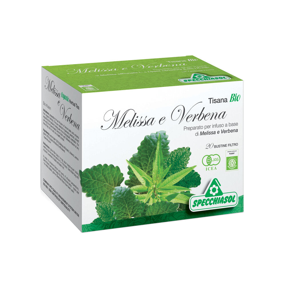 Specchiasol Melissa e Verbena Tisana Bio 20 filtri-2