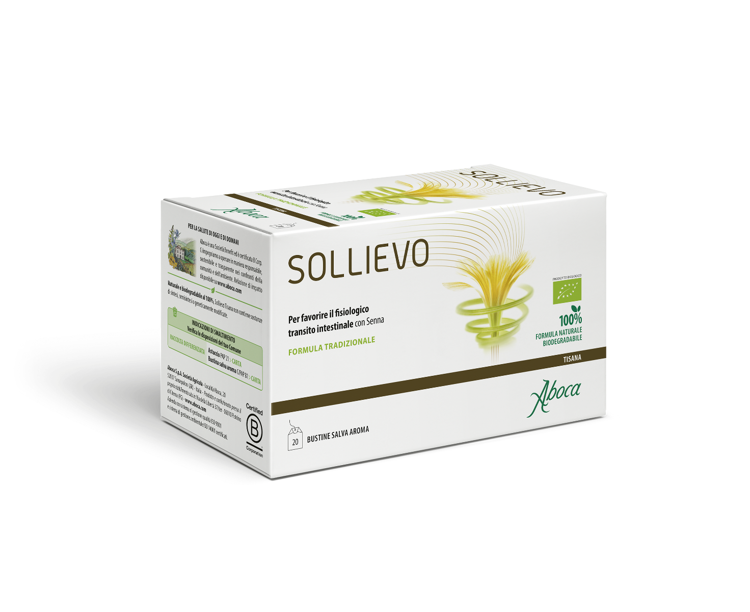 Aboca Sollievo Bio Tisana Benessere Naturale 20 Filtri 44g-2