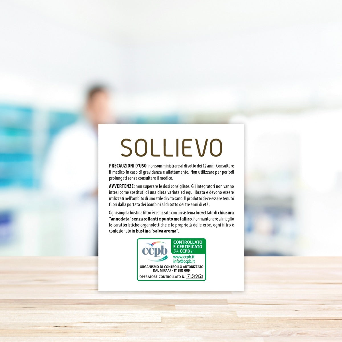 Aboca Sollievo Bio Tisana Benessere Naturale 20 Filtri 44g-7