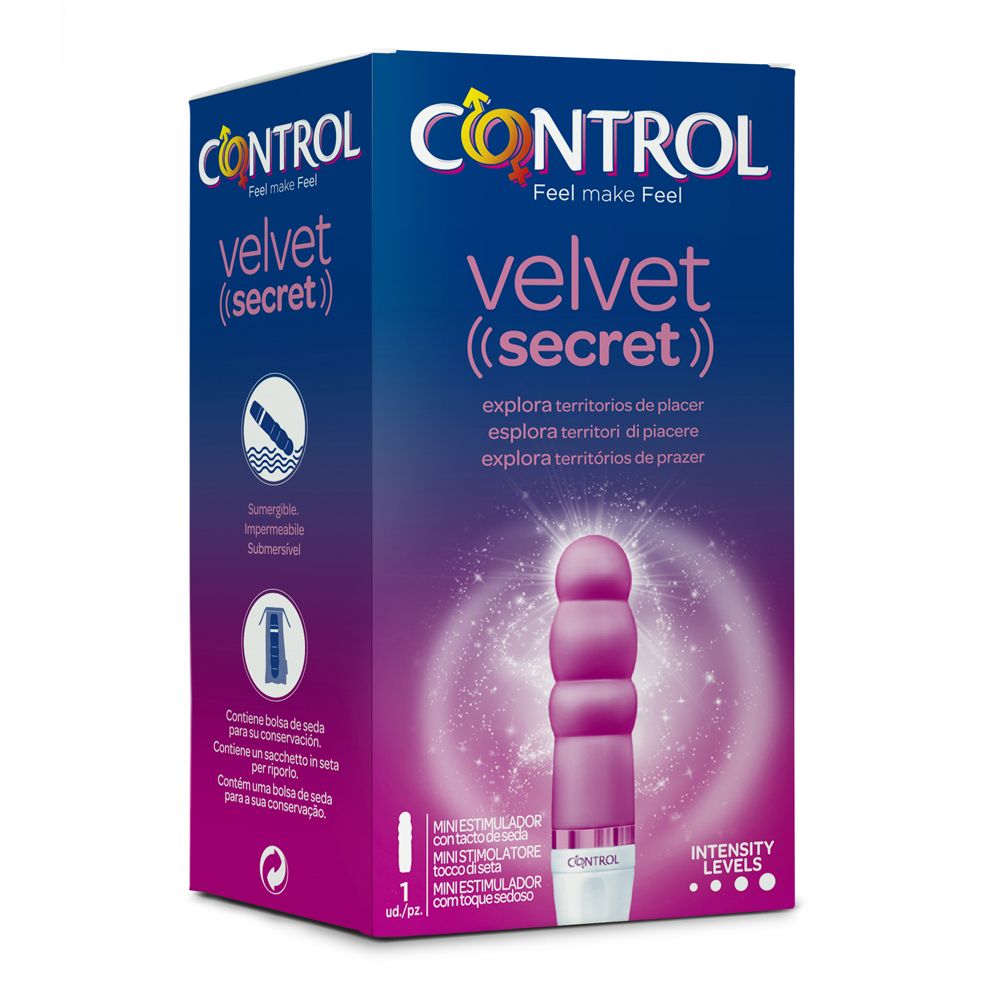Control Velvet Secret mini stimolatore per il piacere femminile