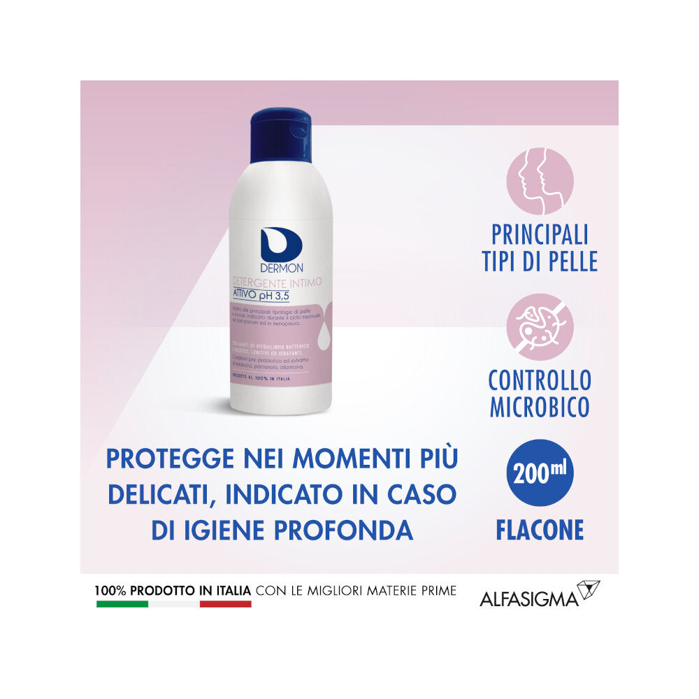 Dermon Intimo Attivo pH 3,5 Detergente 250ml-8