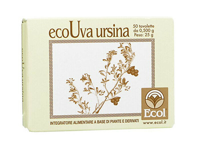 Ecol EcoUva Ursina drenante e vie urinarie 50 Tavolette-2